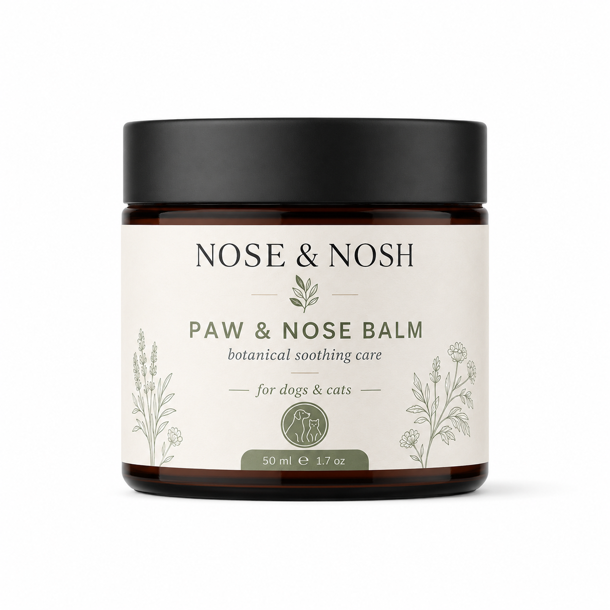 NOSE & NOSH paw and nose balm display tin